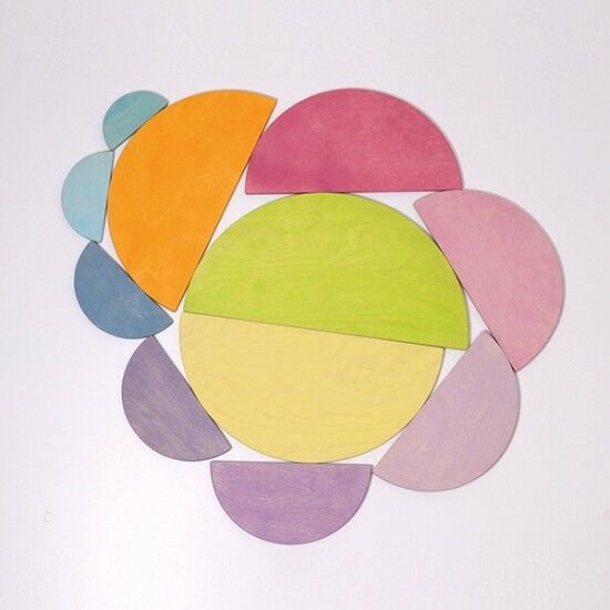 Eeeeuc GRIMMS pastel semicircles & building online boards